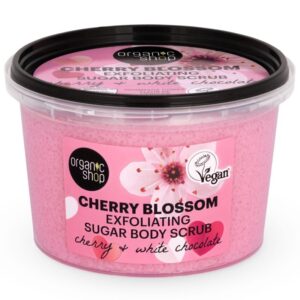 Organic Shop Hámlasztó testradír cseresznyével és fehér csokoládéval 250ml