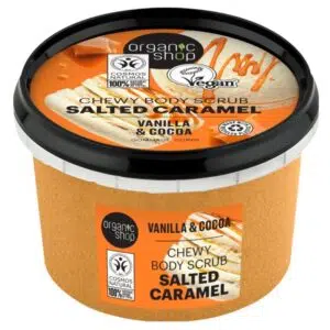 Organic Shop Salted Caramel testradír vaníliával és kakaóval 250ml