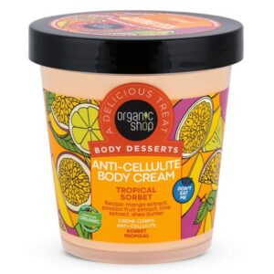 Organic Shop Testápoló krém narancsbőrre "Trópusi sorbet" 450ml