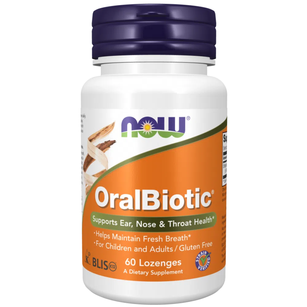 Now Oralbiotic rágótaabletta 60 db Now Oralbiotic rágótaabletta 60 db