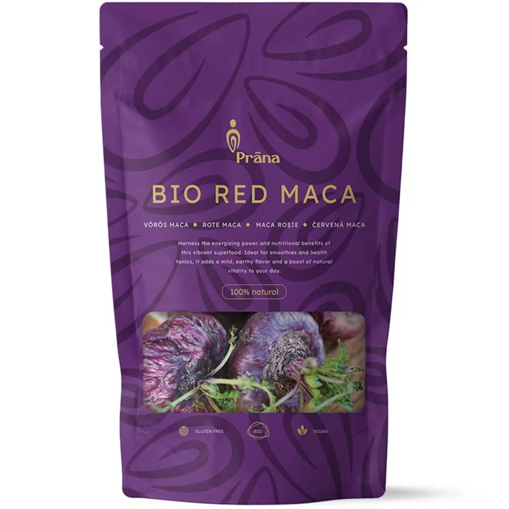 Prana Bio Vörös maca por 250g Prana Bio Vörös maca por 250g
