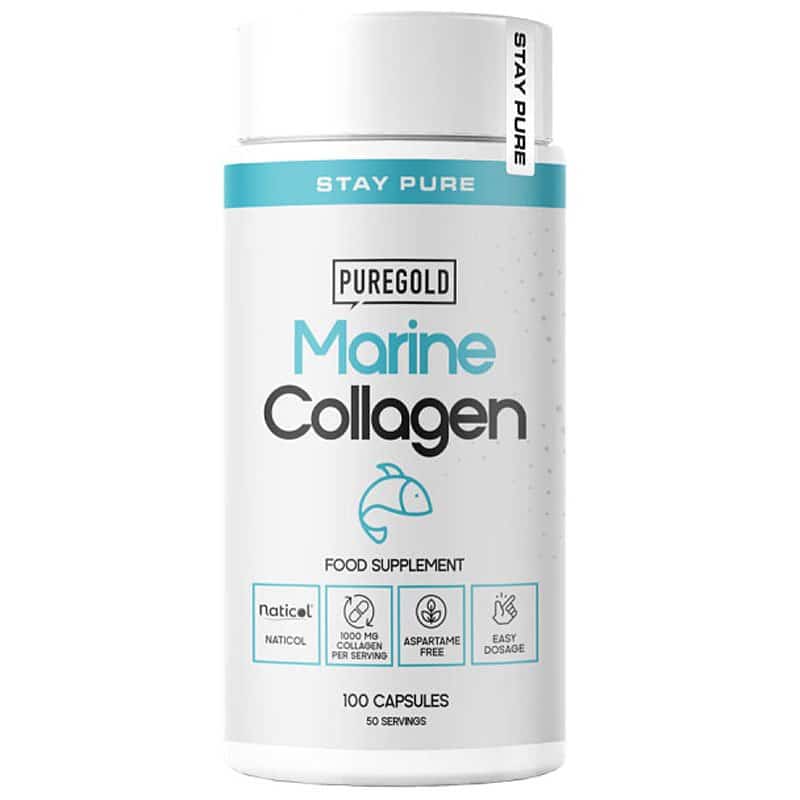 Pure Gold Marine Collagen - Hal kollagén kapszula 100db Pure Gold Marine Collagen - Hal kollagén kapszula 100db