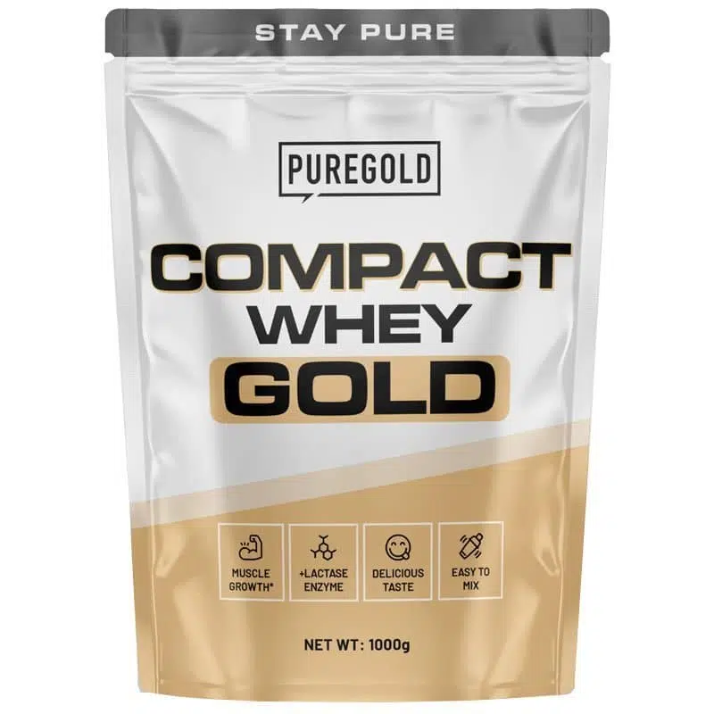 Pure Gold Compact Whey Gold - Strawberry Ice Cream 1000g Pure Gold Compact Whey Gold - Strawberry Ice Cream 1000g