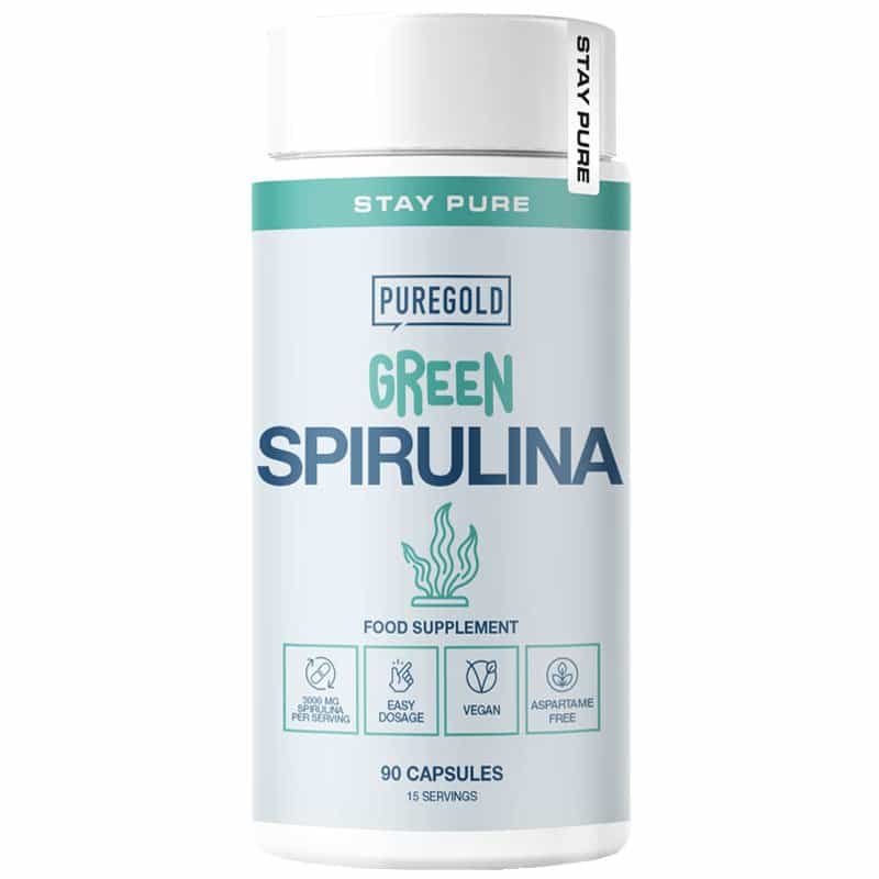 Pure Gold Green Spirulina kapszula - 90db Pure Gold Green Spirulina kapszula - 90db