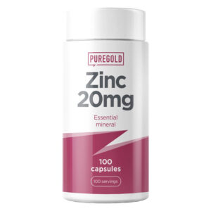 Pure Gold Zinc 20mg étrendkiegészítő tabletta - 100 db