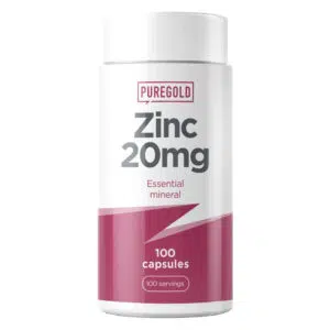 Pure Gold Zinc 20mg étrendkiegészítő tabletta - 100 db