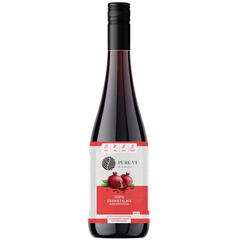 Pure Vi Gránátalma koncentrátum NAGY ÜVEGES 750ml Pure Vi Gránátalma koncentrátum NAGY ÜVEGES 750ml