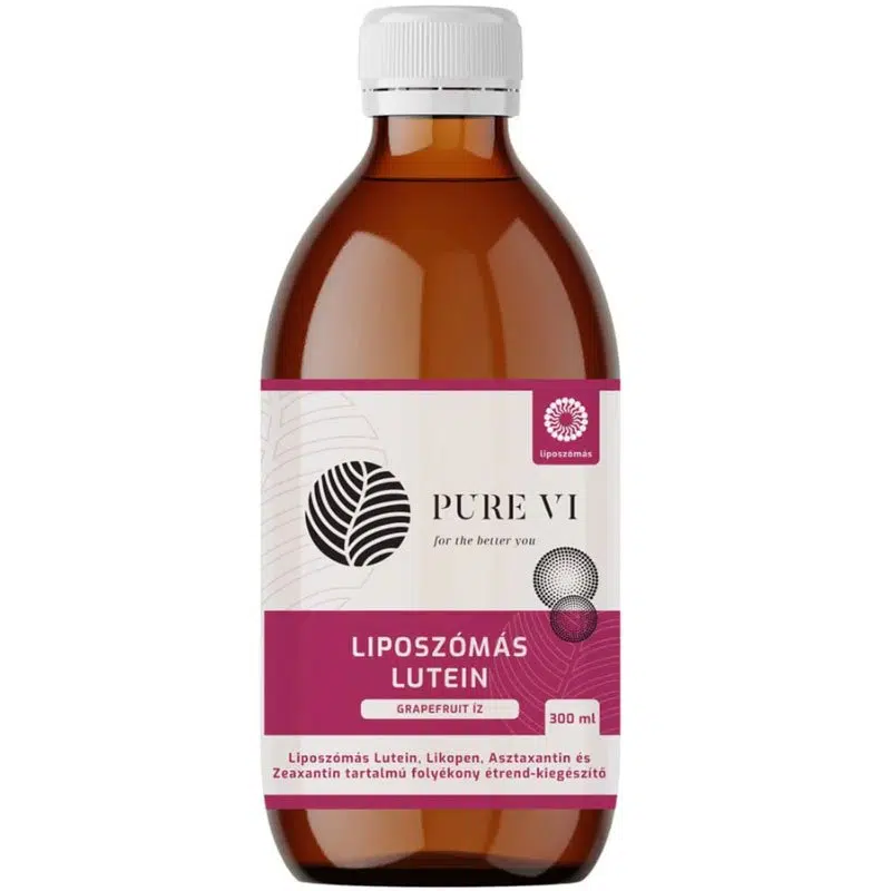 Pure Vi Liposzómás Lutein - grapefruit íz 300ml Pure Vi Liposzómás Lutein - grapefruit íz 300ml