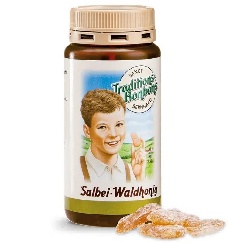 Sanct Bernhard torok cukorka zsályával 170g Sanct Bernhard torok cukorka zsályával 170g