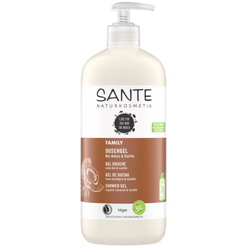 Sante Tusfürdő Bio kókusz és vanília 950ml Sante Tusfürdő Bio kókusz és vanília 950ml