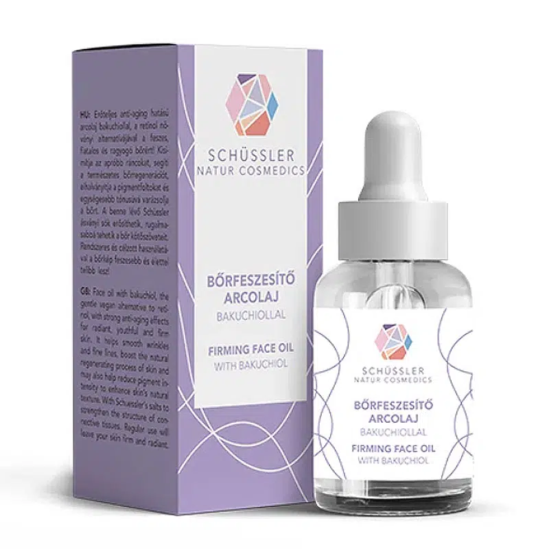 Schüssler bőrsimító arcolaj bakuchiollal 30ml Schüssler bőrsimító arcolaj bakuchiollal 30ml