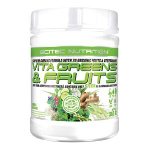 Scitec Nutrition Greens & Fruits 600g körte-citromfű