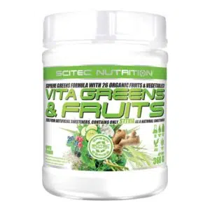 Scitec Nutrition Greens & Fruits 600g körte-citromfű