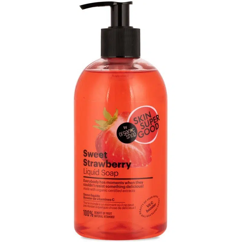 Skin Super Good „Sweet Strawberry” folyékony szappan 500ml Skin Super Good „Sweet Strawberry” folyékony szappan 500ml