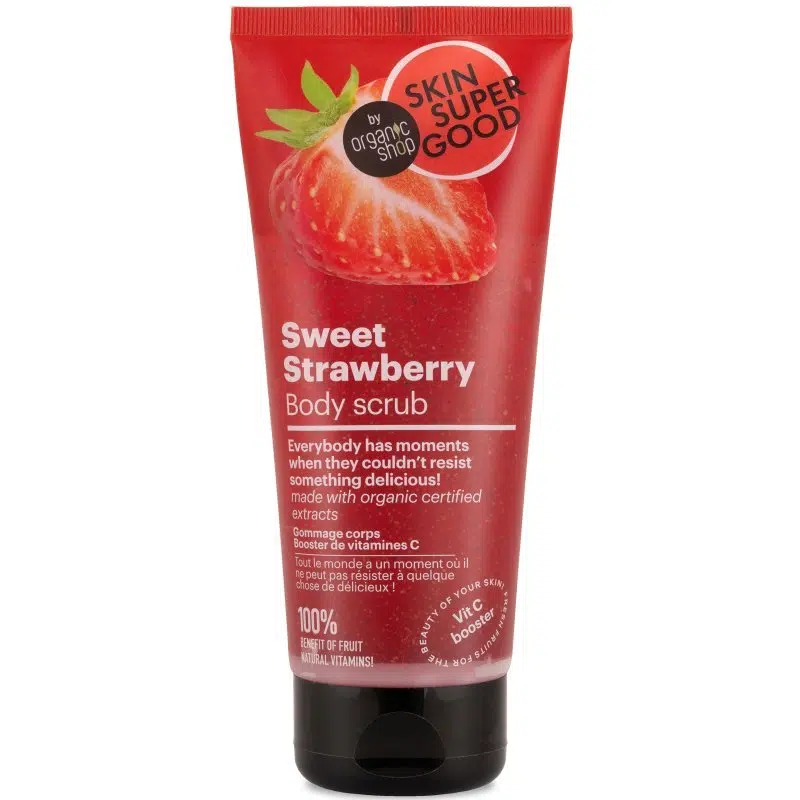 Skin Super Good „Sweet Strawberry” testradír 200ml Skin Super Good „Sweet Strawberry” testradír 200ml