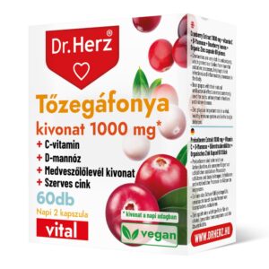 Dr. Herz Tőzegáfonya kivonat 1000mg (dobozos) kapszula 60db