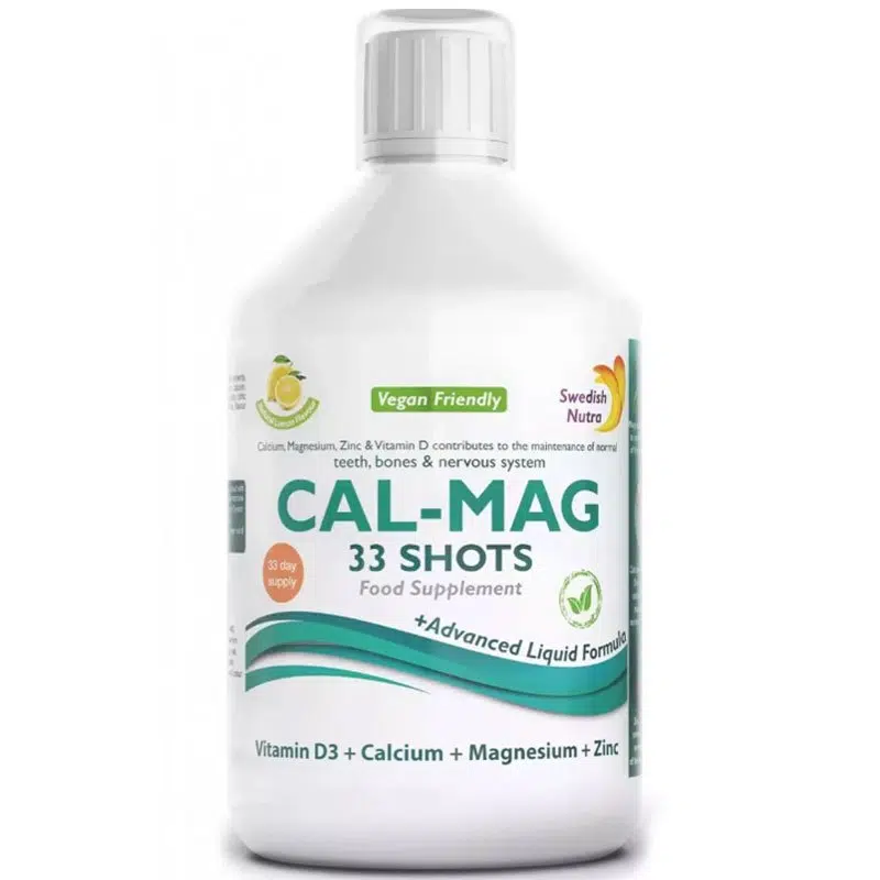 Swedish Nutra Cal-Mag 33 Shots, kalcium-magnézium ital 500ml Swedish Nutra Cal-Mag 33 Shots, kalcium-magnézium ital 500ml