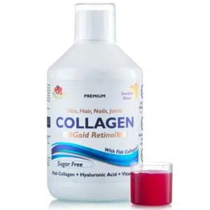 Swedish Nutra Collagen Gold Retinol Prémium (Sugar Free) halkollagén ital 500ml