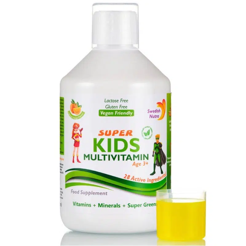 Swedish Nutra Super Kids folyékony multivitamin gyerekeknek 500ml Swedish Nutra Super Kids folyékony multivitamin gyerekeknek 500ml