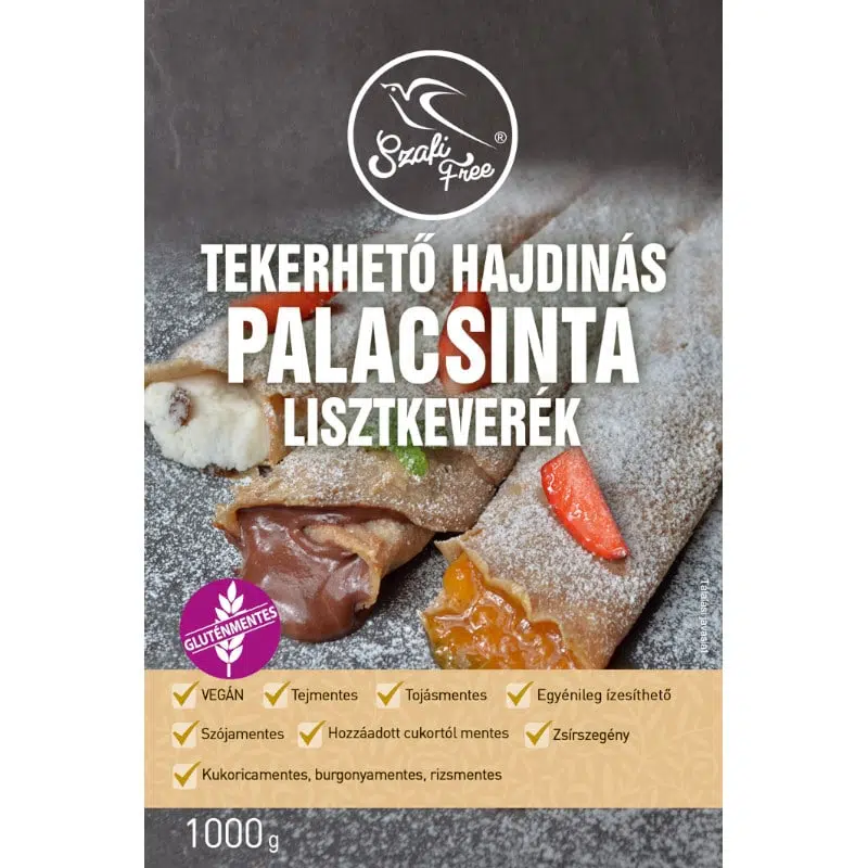 Szafi free tekerhető hajdinás palacsinta lisztkeverék 1000g Szafi free tekerhető hajdinás palacsinta lisztkeverék 1000g