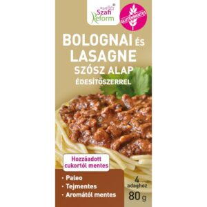 Szafi Reform bolognai és lasagne szósz alap édesítőszerrel 80g