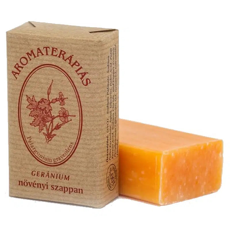 Aromaterápiás szappan geránium 90 g Aromaterápiás szappan geránium 90 g