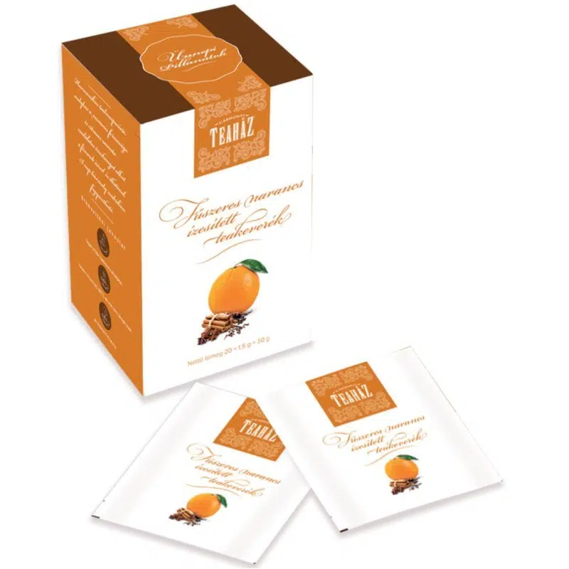 Gárdonyi Teaház fűszeres narancs ízesítésű teakeverék 20 filter Gárdonyi Teaház fűszeres narancs ízesítésű teakeverék 20 filter