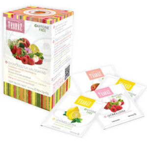Gárdonyi Teaház gyümölcstea -válogatás III. 20 filter (Citrom juice,Bodzás limonádé,málna és szamóca,őszibarack, mangó)