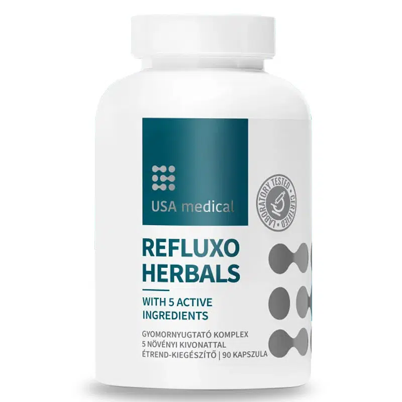 USA Medical Refluxo Herbals kapszula - 90db USA Medical Refluxo Herbals kapszula - 90db