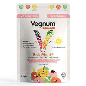 Vegnum KID Multi+ narancs ízű gumivitamin 30db
