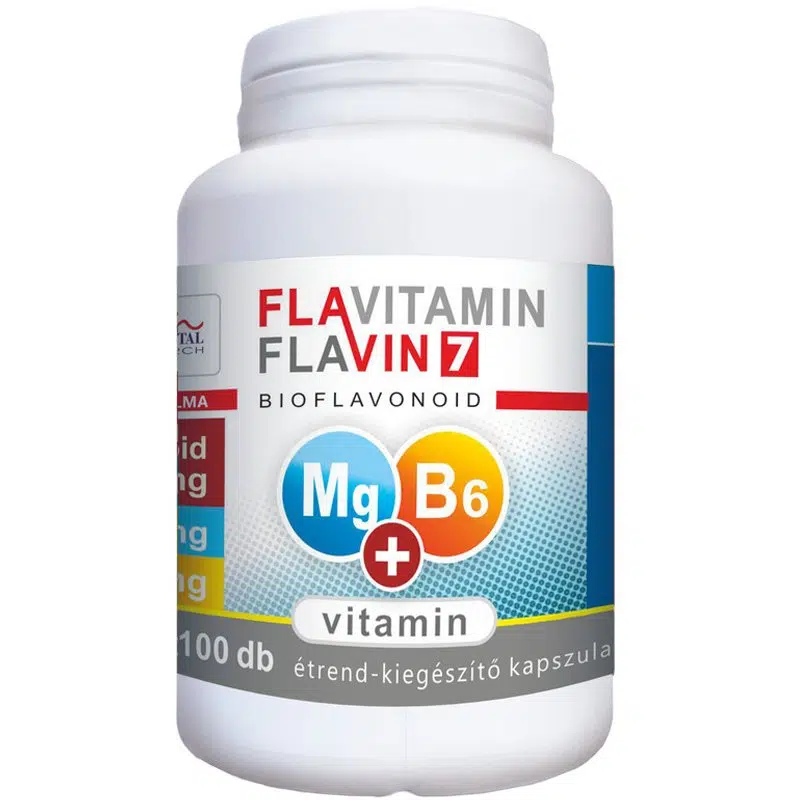 Vita Crystal Flavitamin Mg+B6 vitamin kapszula 100db Vita Crystal Flavitamin Mg+B6 vitamin kapszula 100db