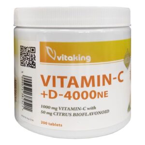 Vitaking C+D - C-Vitamin 1000mg, D3-vitamin 4000NE 200db NAGY kiszerelés!