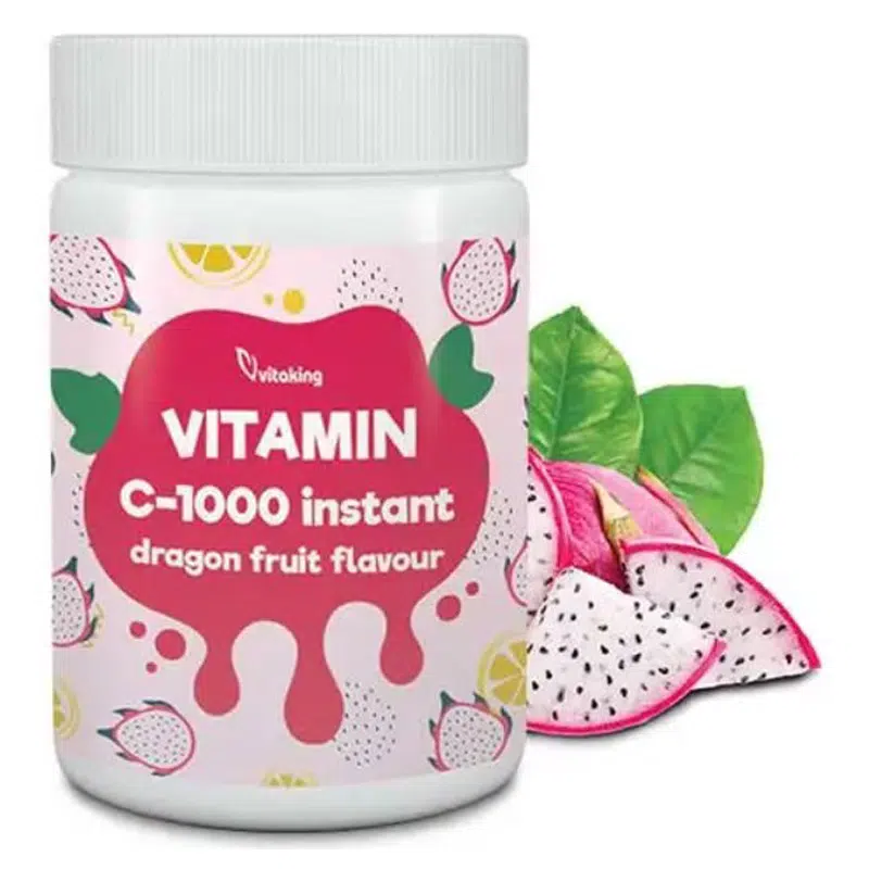 Vitaking Instant C-vitamin 1000mg sárkánygyümölcs italpor 150g Vitaking Instant C-vitamin 1000mg sárkánygyümölcs italpor 150g