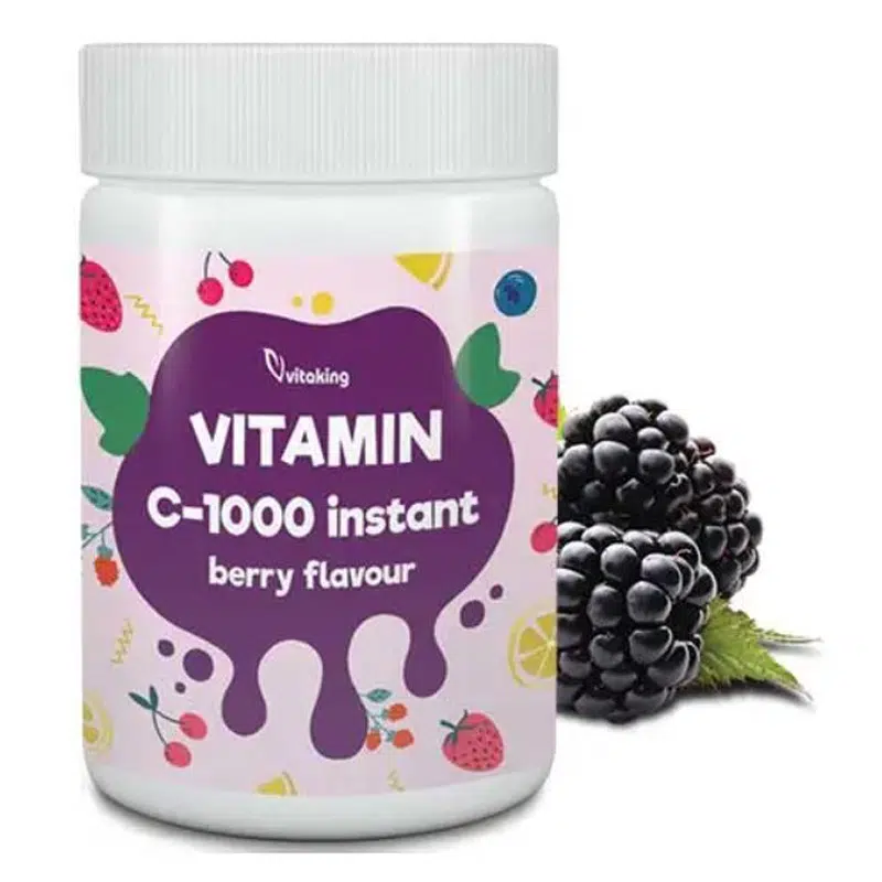 Vitaking Instant C-vitamin 1000mg erdei gyümölcs italpor 150g Vitaking Instant C-vitamin 1000mg erdei gyümölcs italpor 150g