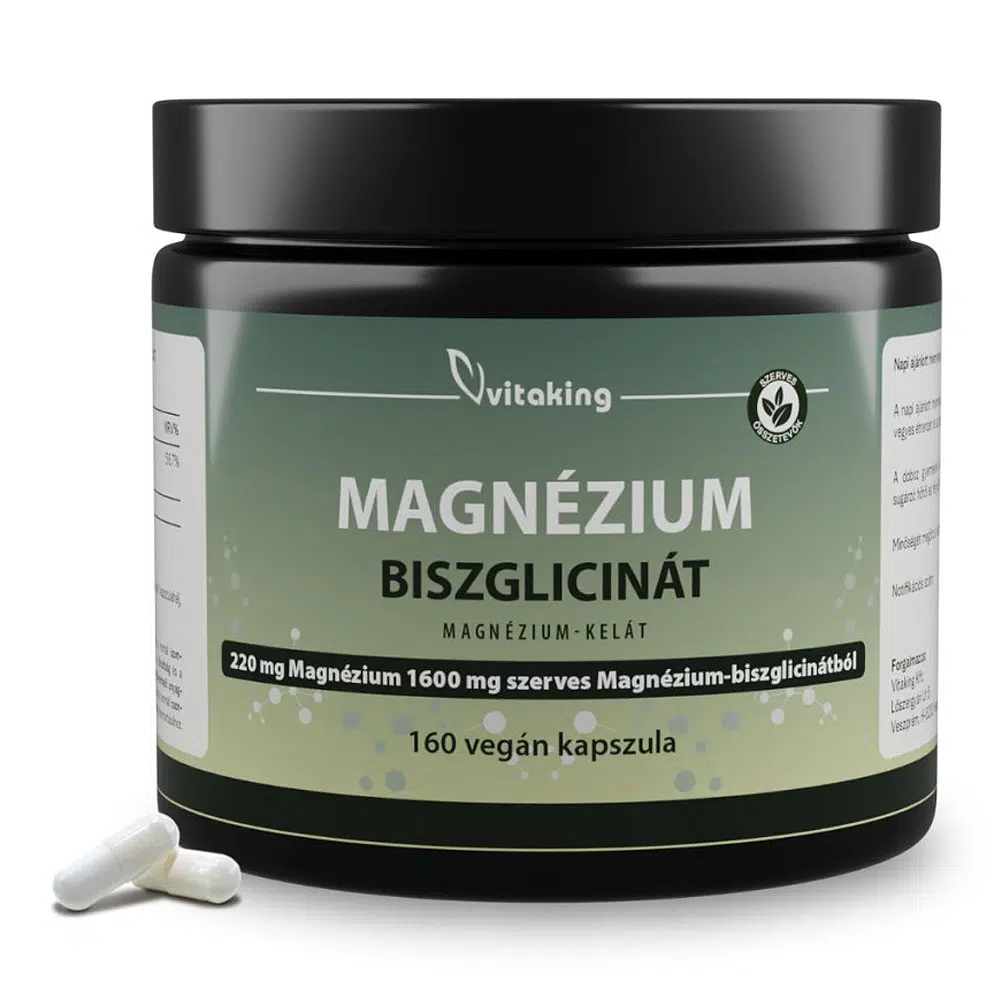 Vitaking Magnézium Biszglicinát kapszula - 160db Vitaking Magnézium Biszglicinát kapszula - 160db