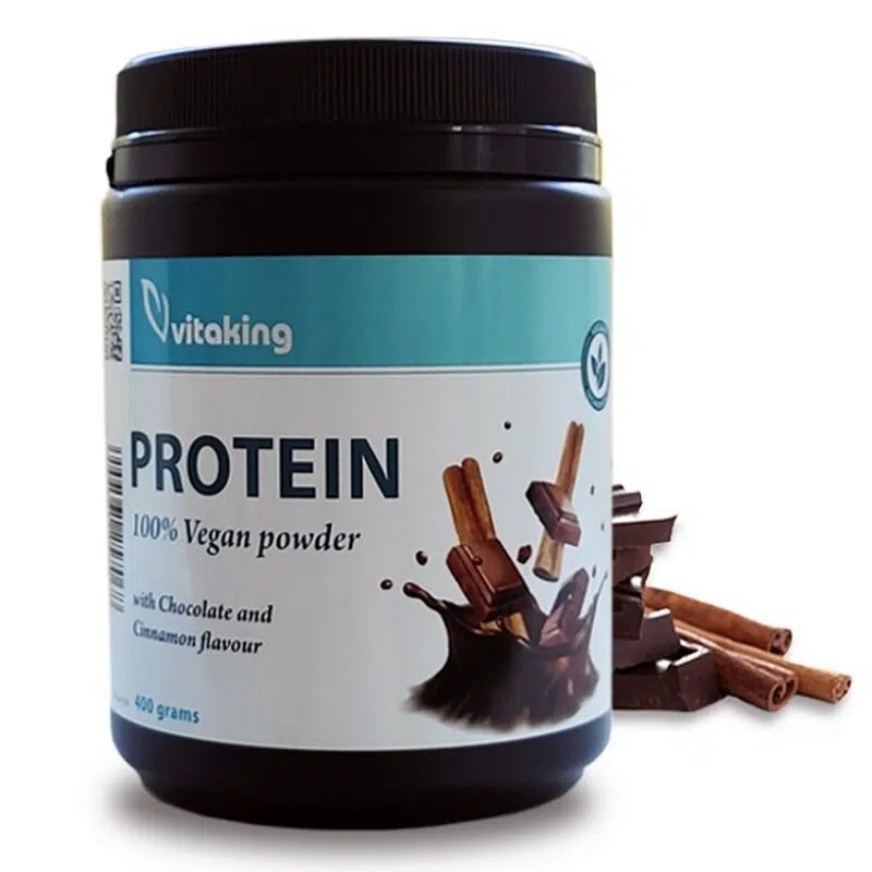 Vitaking Protein csoki-fahéj növényi fehérje italpor 400g Vitaking Protein csoki-fahéj növényi fehérje italpor 400g