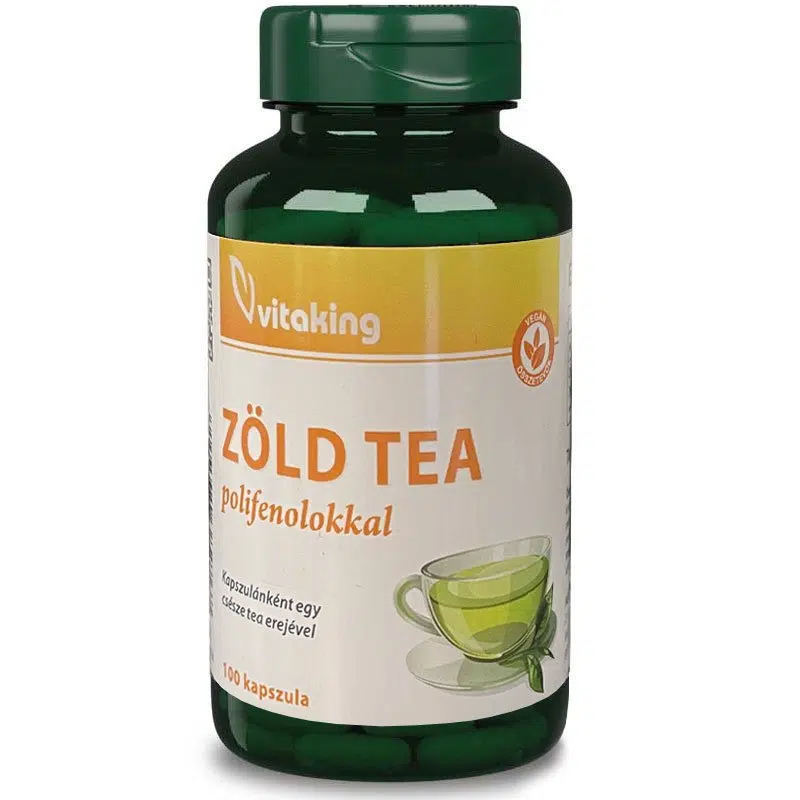 Vitaking Zöld Tea kapszula 100db Vitaking Zöld Tea kapszula 100db