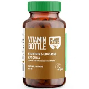 Vitamin bottle Kurkumin & Bioperine kapszula 60db