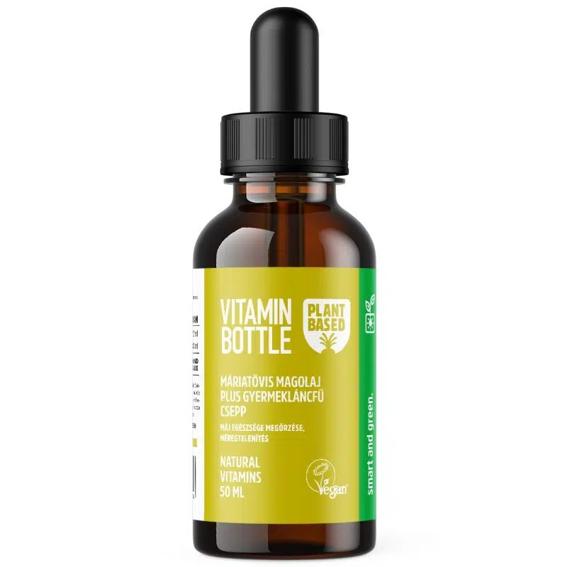 Vitamin bottle Máriatövis magolaj Gyermekláncfű kivonattal csepp 50ml Vitamin bottle Máriatövis magolaj Gyermekláncfű kivonattal csepp 50ml