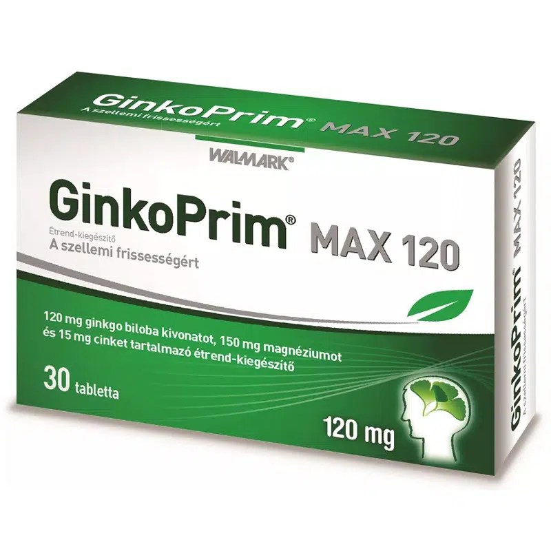 Walmark Ginkoprim max 120mg 30db Walmark Ginkoprim max 120mg 30db