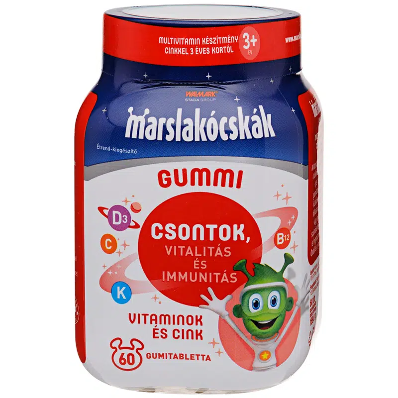 Walmark Marslakócskák Gummi csontok vitamin 60db Walmark Marslakócskák Gummi csontok vitamin 60db