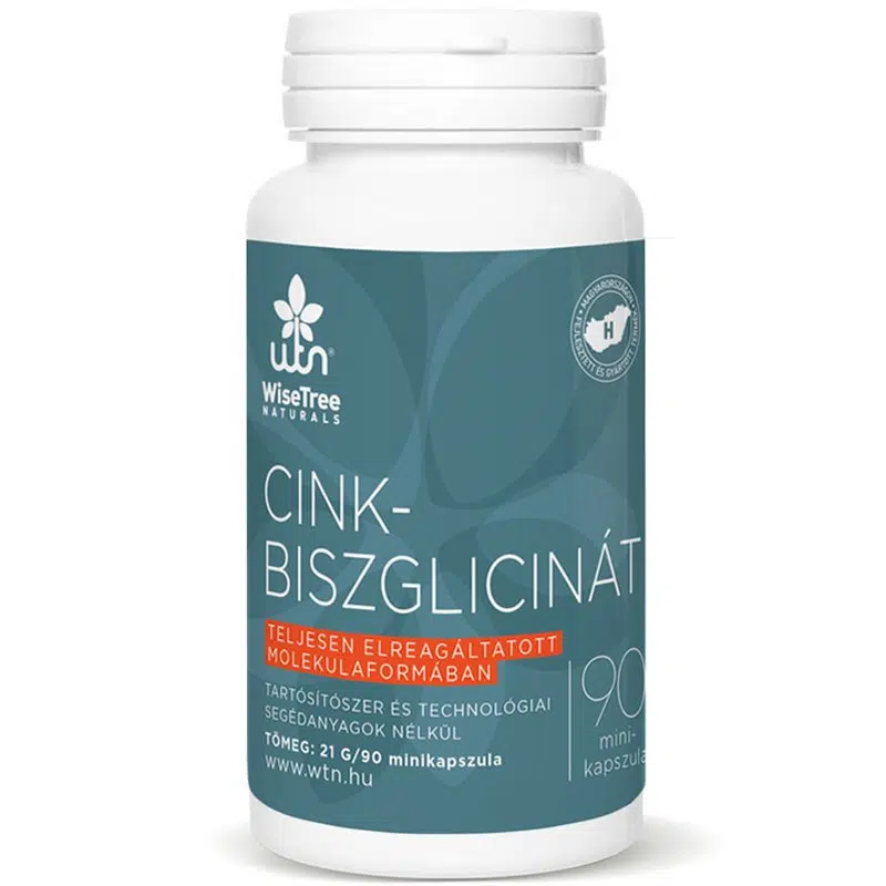 WTN Cink-biszglicinát minikapszula 90db WTN Cink-biszglicinát minikapszula 90db
