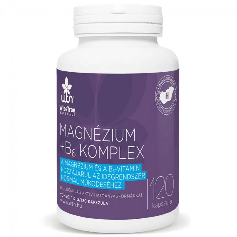 WTN Magnézium + B6 komplex kapszula 120db WTN Magnézium + B6 komplex kapszula 120db