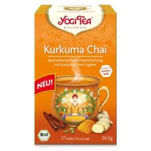 Yogi Kurkuma Chai tea BIO 17 filter