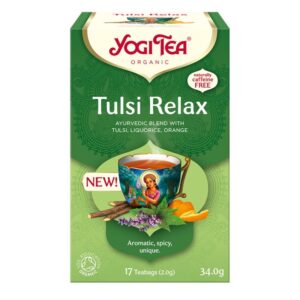 Yogi TULSI Relax nyugtató tea BIO