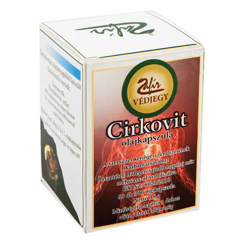 Zafir Cirkovit olajkapszula 60db Zafir Cirkovit olajkapszula 60db