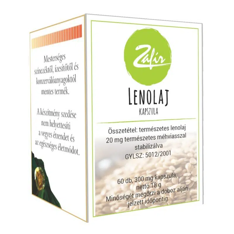 Zafir Lenmag olajkapszula 60db Zafir Lenmag olajkapszula 60db