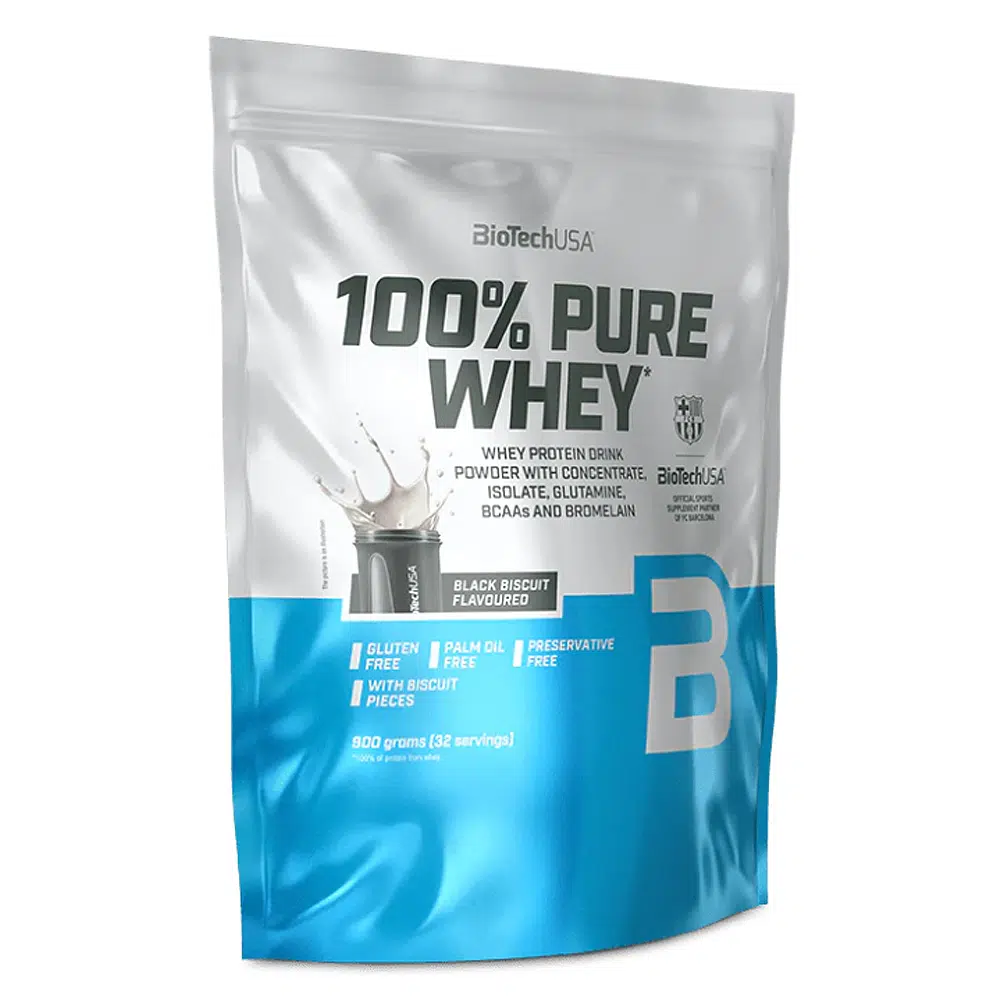 BioTech USA 100% Pure Whey black biscuit - 900g BioTech USA 100% Pure Whey black biscuit - 900g