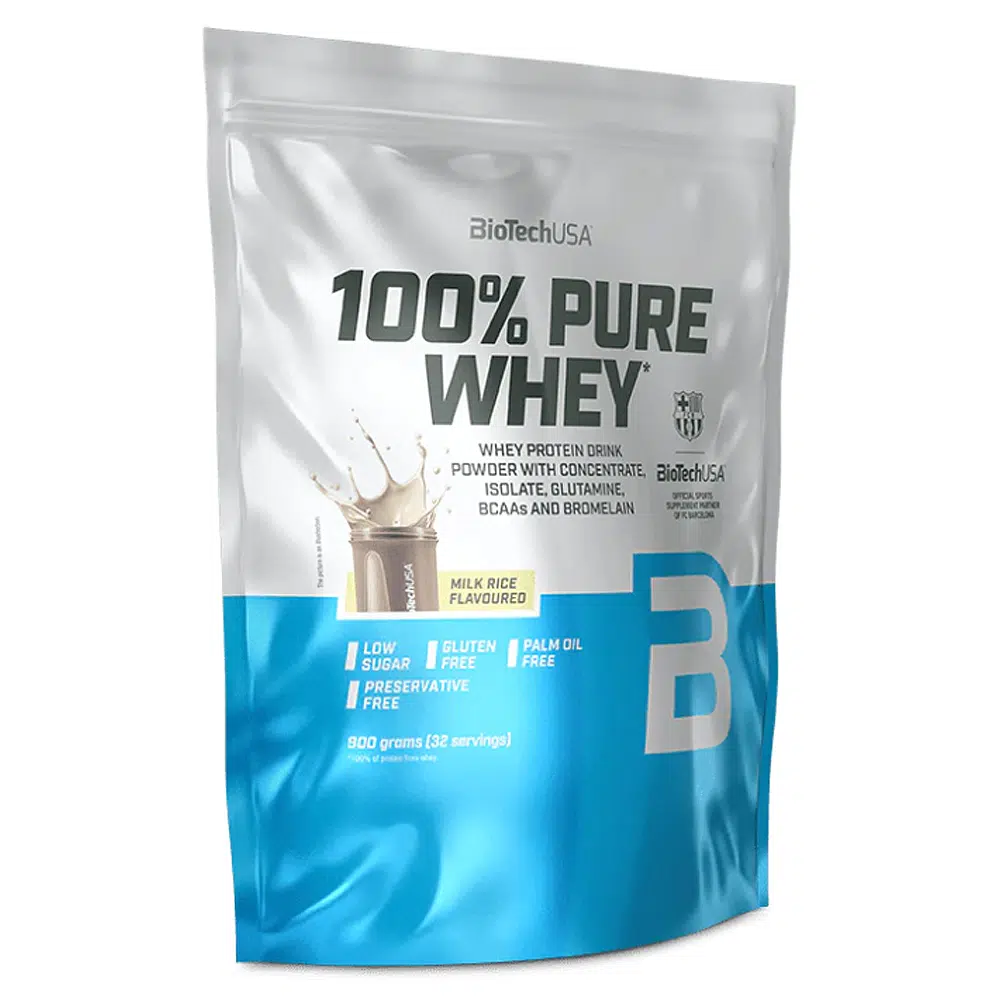 BioTech USA 100% Pure Whey tejberizs - 900g BioTech USA 100% Pure Whey tejberizs - 900g