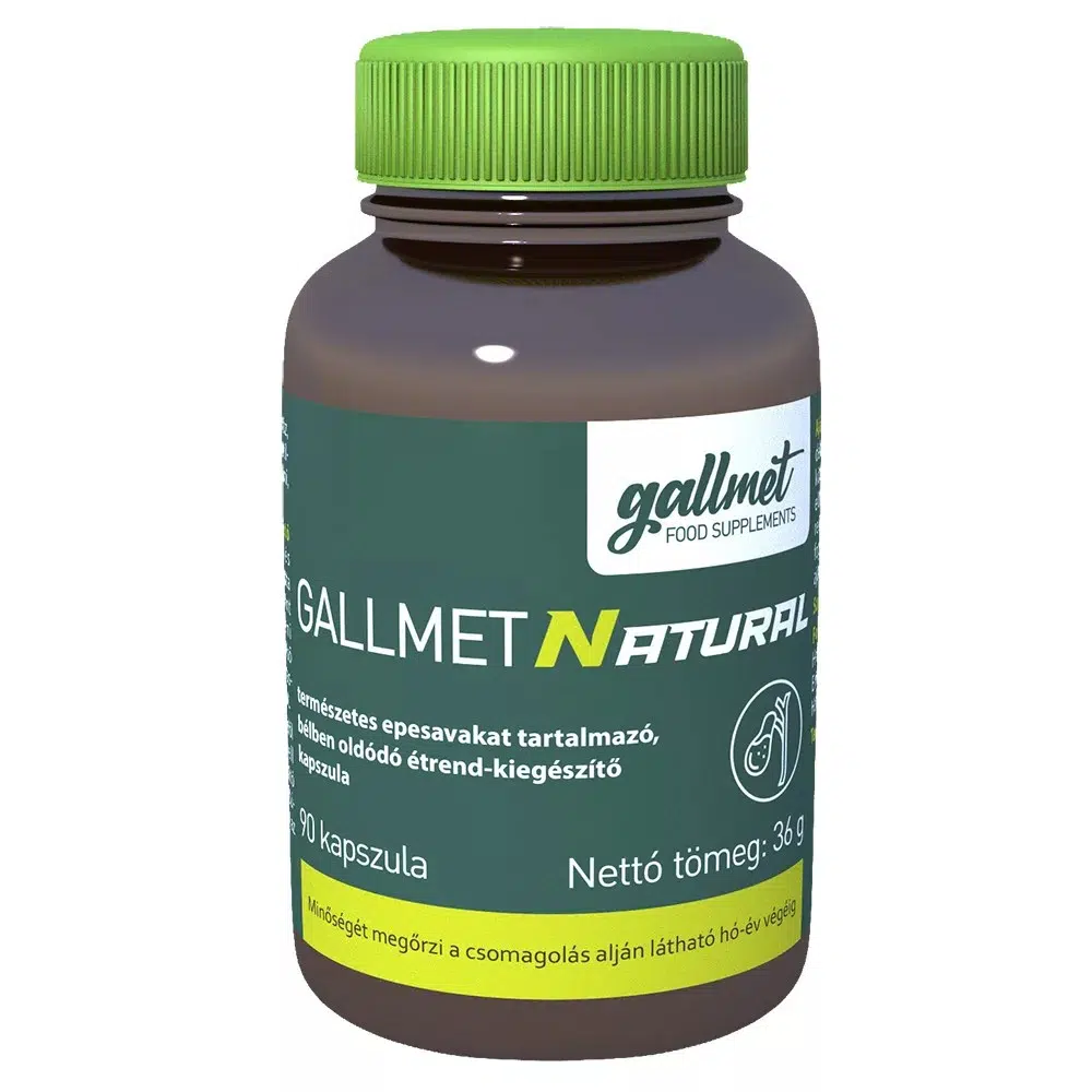 Gallmet-Natural kapszula 90db Gallmet-Natural kapszula 90db